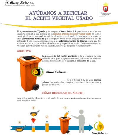 Reciclaje aceite
