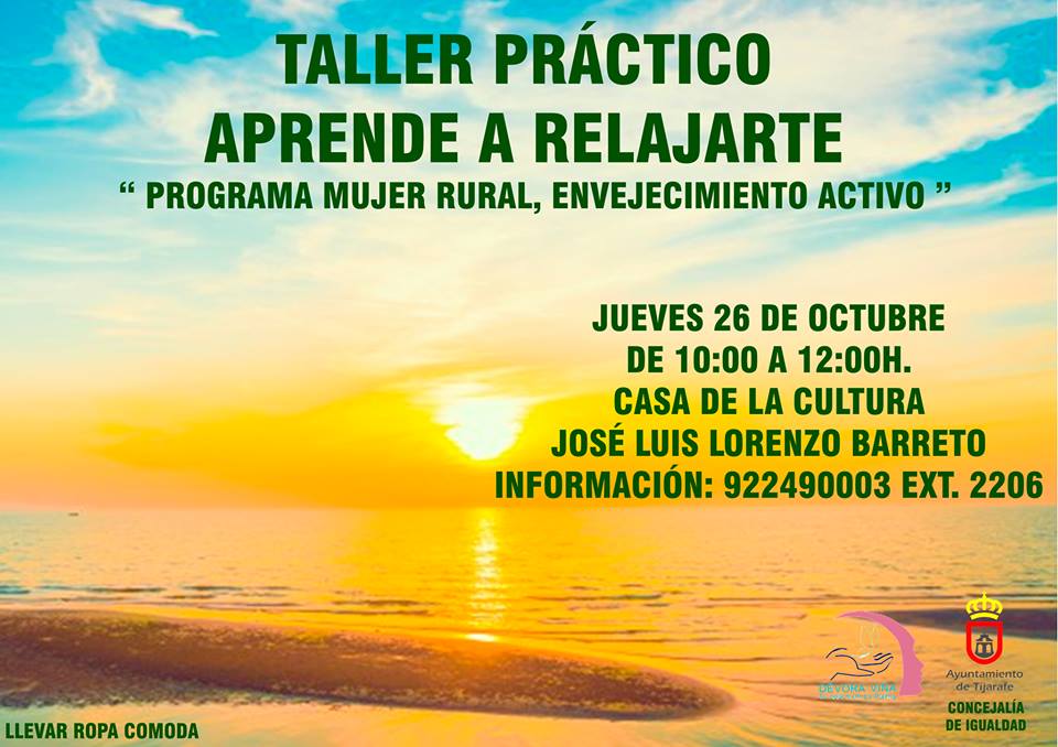 taller aprende a relajarte